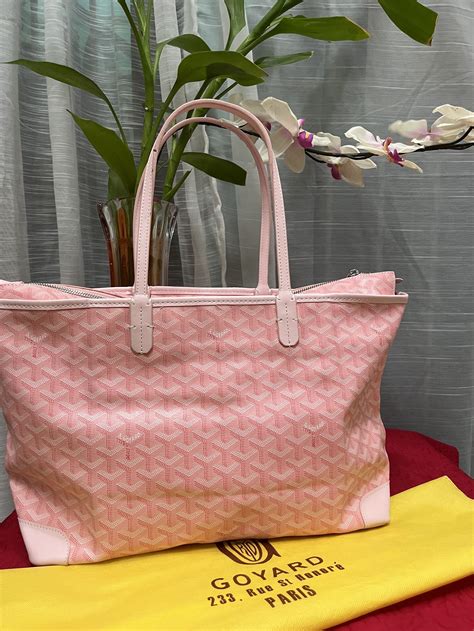 does goyard make pink bags|pink mini Goyard bag.